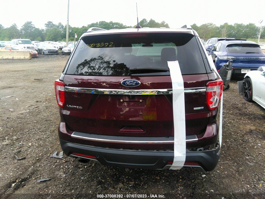VIN 1FM5K8FH3JGA75873 2018 FORD EXPLORER LIMITED