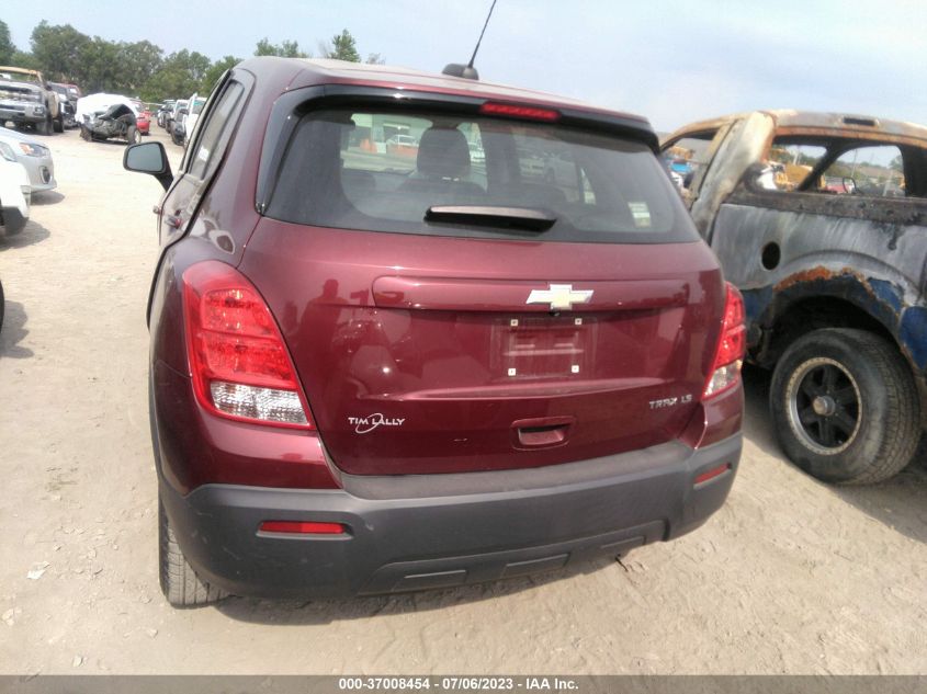2016 CHEVROLET TRAX LS - 3GNCJKSB1GL123556