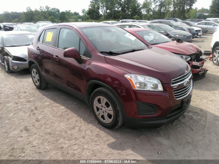 2016 CHEVROLET TRAX LS - 3GNCJKSB1GL123556