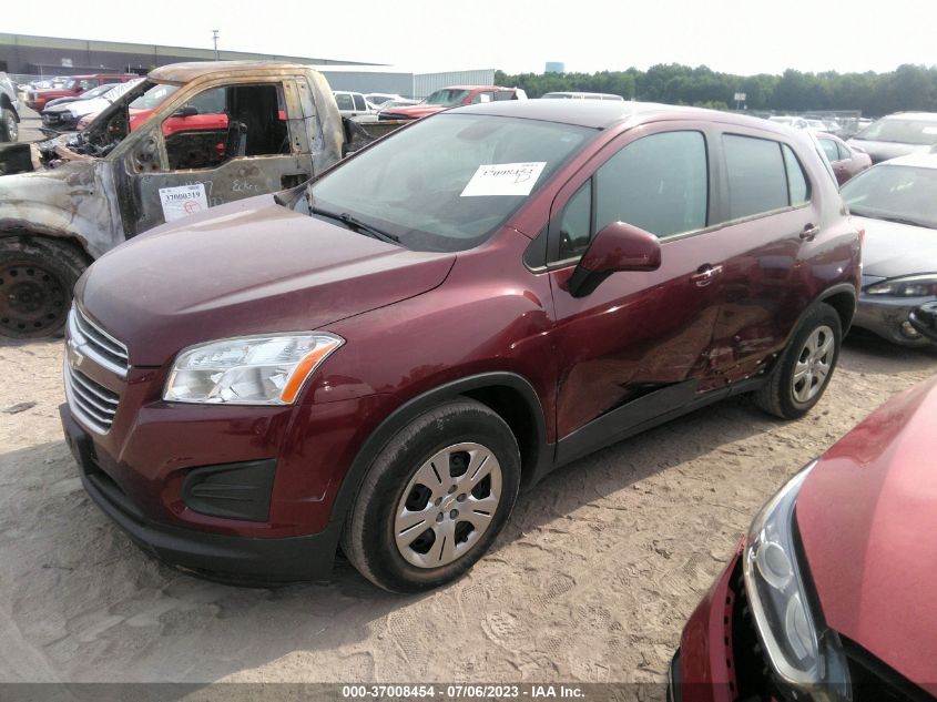 2016 CHEVROLET TRAX LS - 3GNCJKSB1GL123556