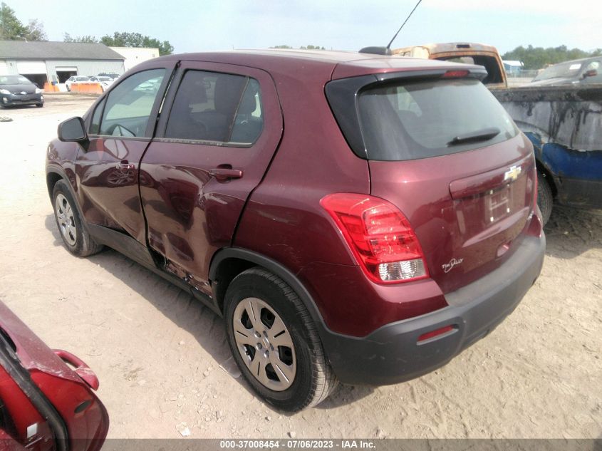 2016 CHEVROLET TRAX LS - 3GNCJKSB1GL123556