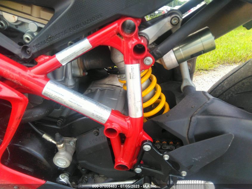 2012 DUCATI SUPERBIKE 848/848 EVO CORSE SE ZDM1XBMV1CB019249