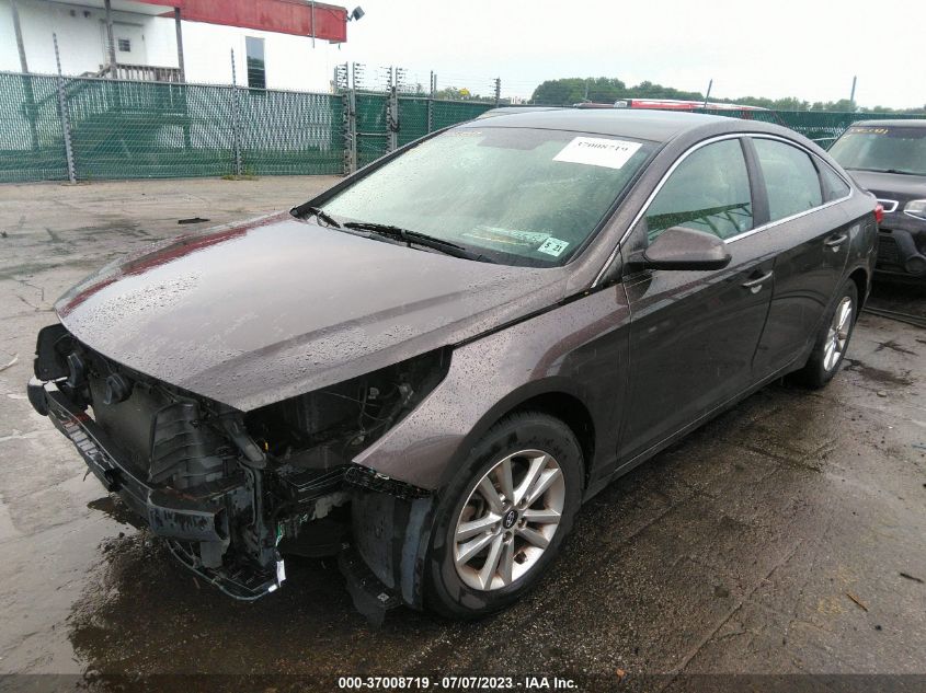 2016 HYUNDAI SONATA 2.4L SE - 5NPE24AF7GH383491