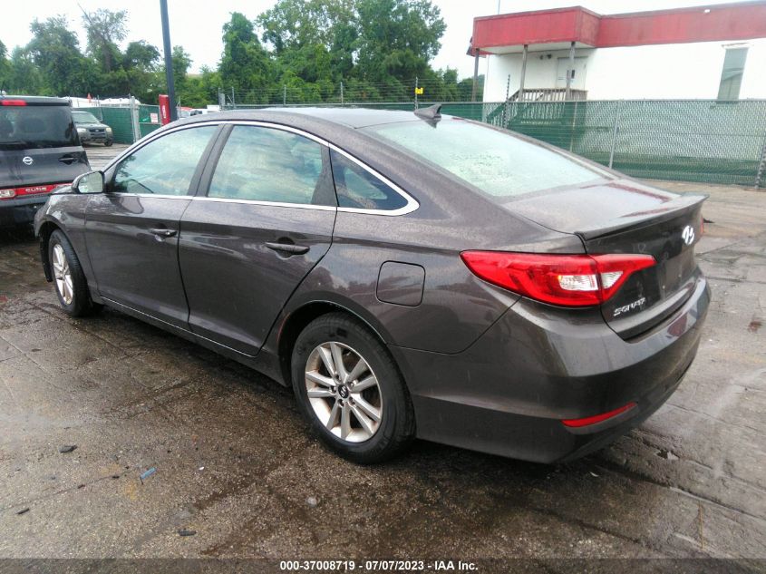 2016 HYUNDAI SONATA 2.4L SE - 5NPE24AF7GH383491