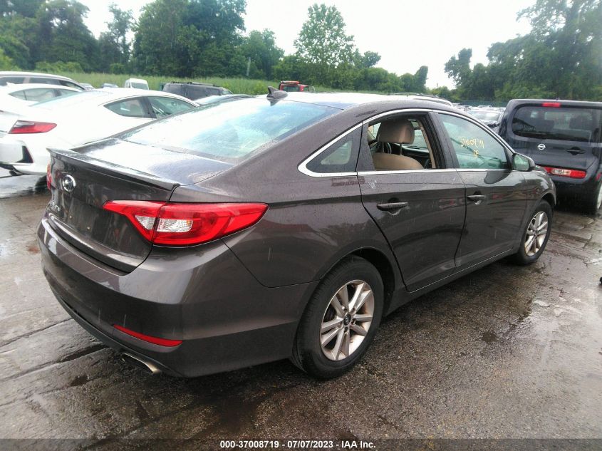 2016 HYUNDAI SONATA 2.4L SE - 5NPE24AF7GH383491