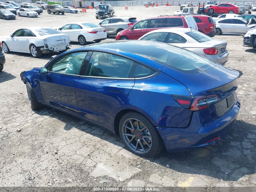 VIN 5YJ3E1EB4NF158140 2022 TESLA MODEL 3 LONG RANGE