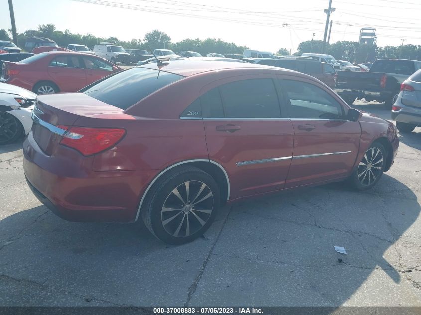 2014 CHRYSLER 200 TOURING - 1C3CCBBG1EN186138