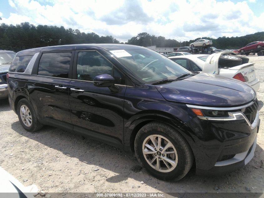 2022 KIA CARNIVAL LXS KNDNB4H32N6113538
