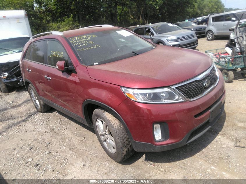 2014 KIA SORENTO LX - 5XYKT3A66EG526669