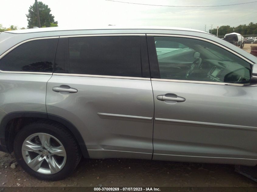 2015 TOYOTA HIGHLANDER LIMITED - 5TDYKRFH3FS111565