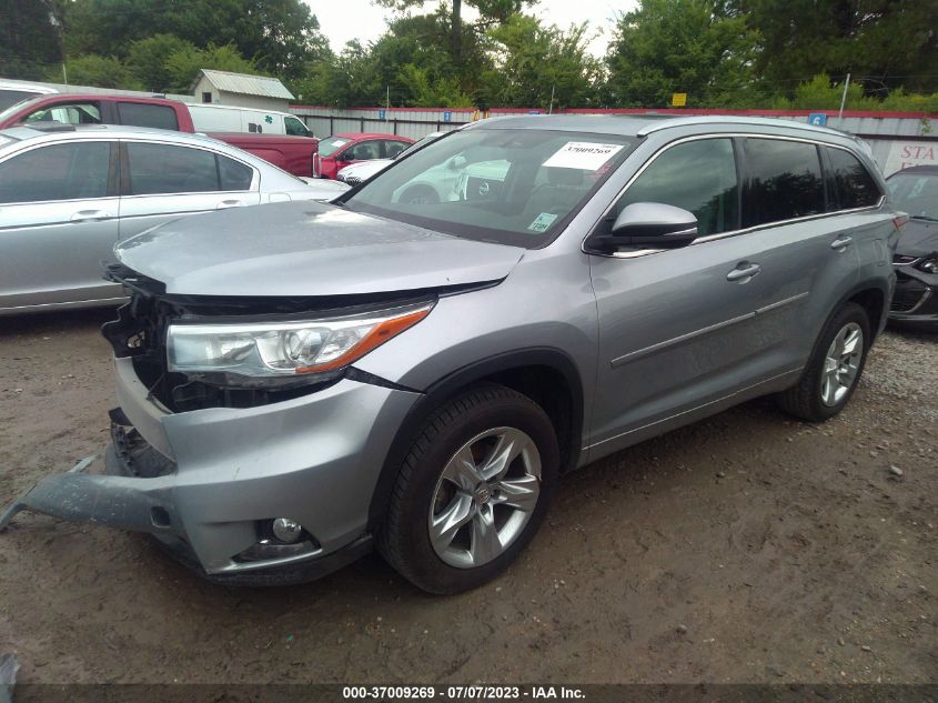 2015 TOYOTA HIGHLANDER LIMITED - 5TDYKRFH3FS111565
