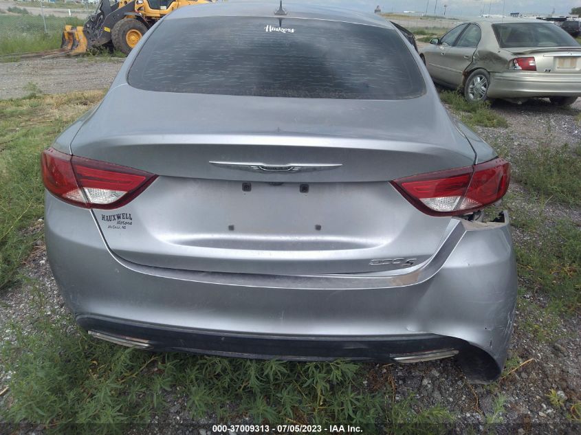 2016 CHRYSLER 200 S - 1C3CCCBBXGN124301