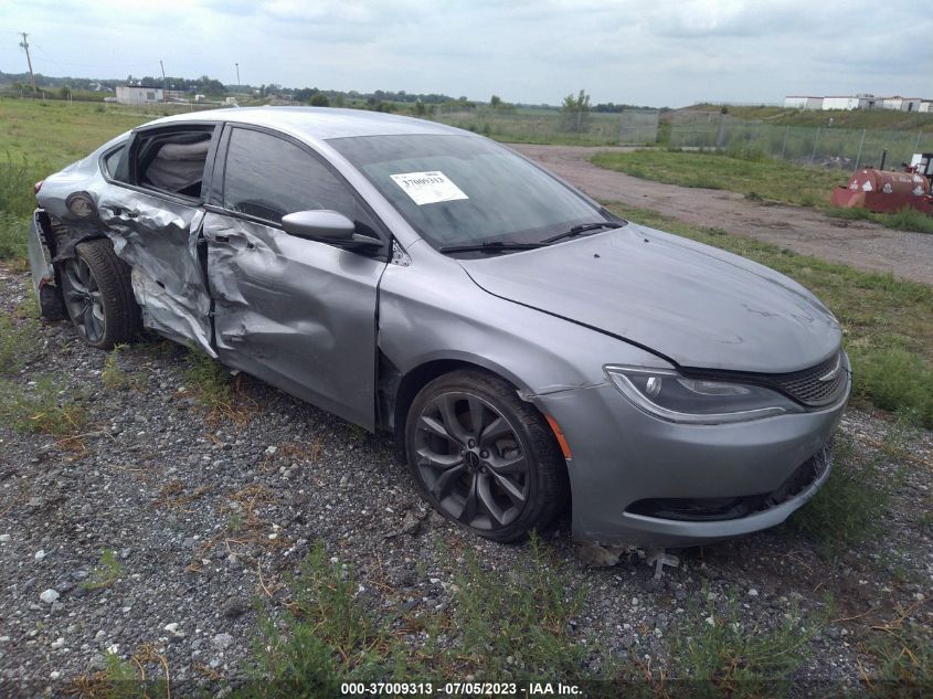 2016 CHRYSLER 200 S - 1C3CCCBBXGN124301