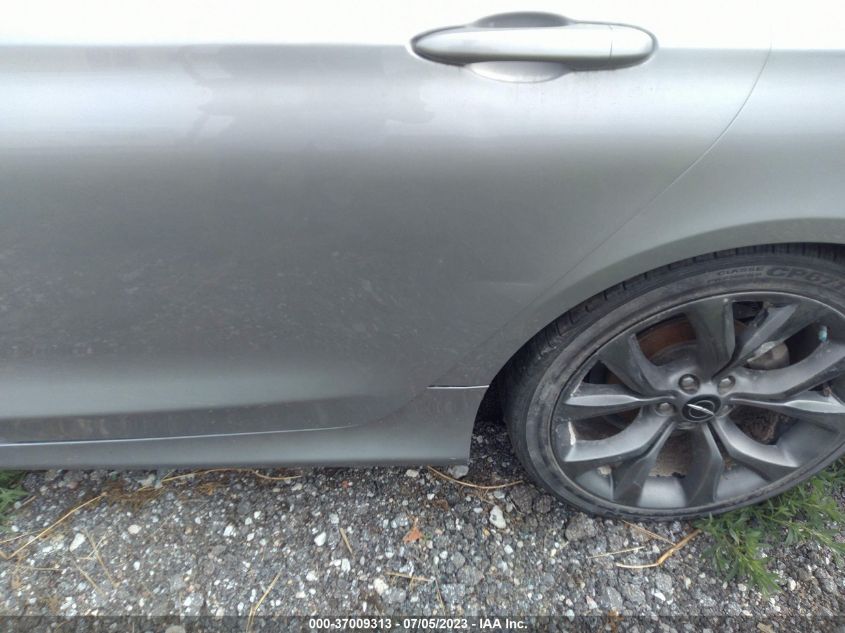 2016 CHRYSLER 200 S - 1C3CCCBBXGN124301