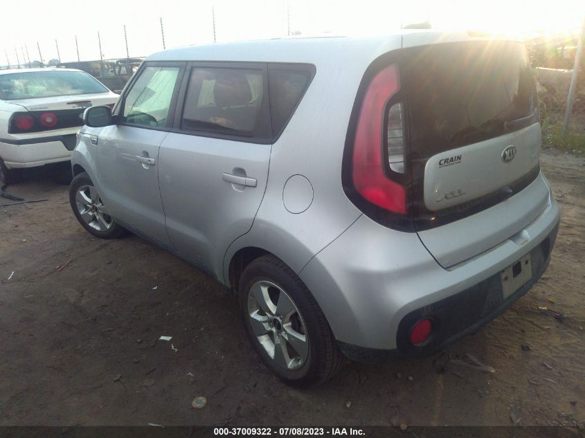2019 KIA SOUL BASE - KNDJN2A27K7011685