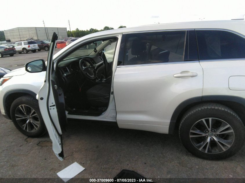 2017 TOYOTA HIGHLANDER LE - 5TDZARFHXHS027494