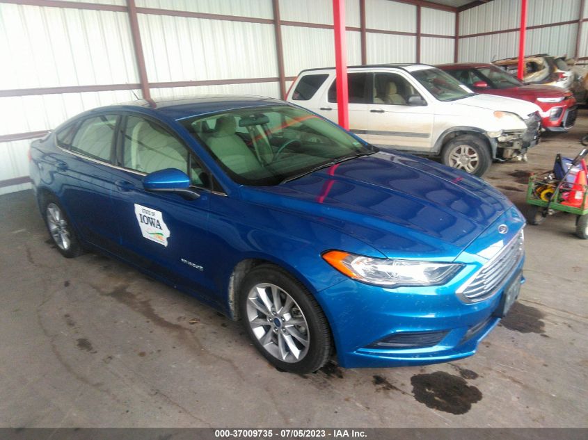 2017 FORD FUSION HYBRID SE - 3FA6P0LUXHR123312