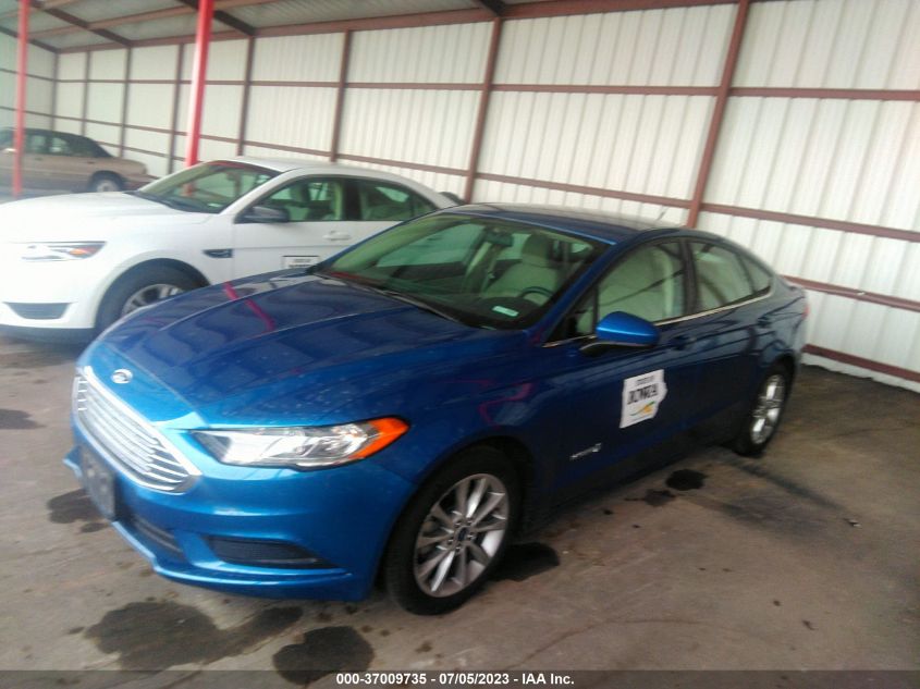 2017 FORD FUSION HYBRID SE - 3FA6P0LUXHR123312