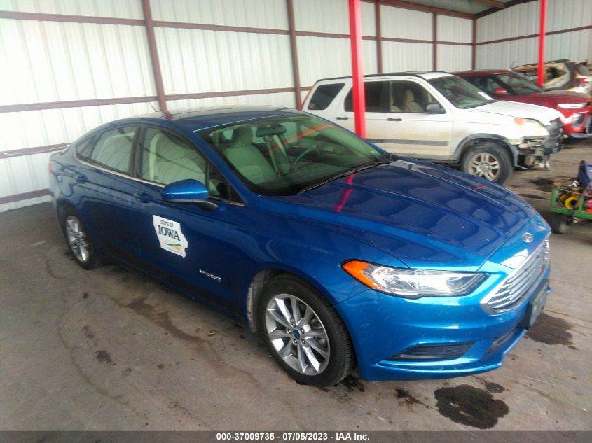 2017 FORD FUSION HYBRID SE - 3FA6P0LUXHR123312