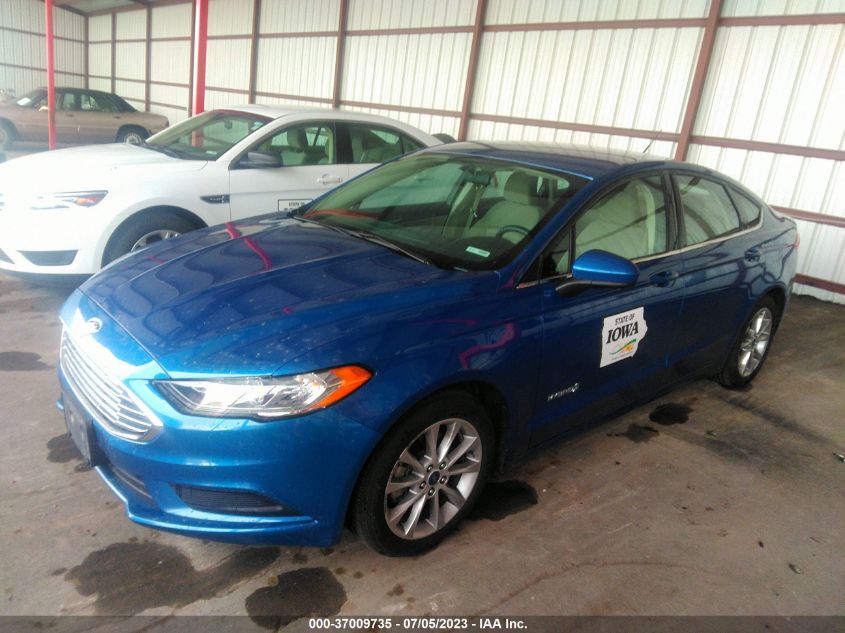 2017 FORD FUSION HYBRID SE - 3FA6P0LUXHR123312