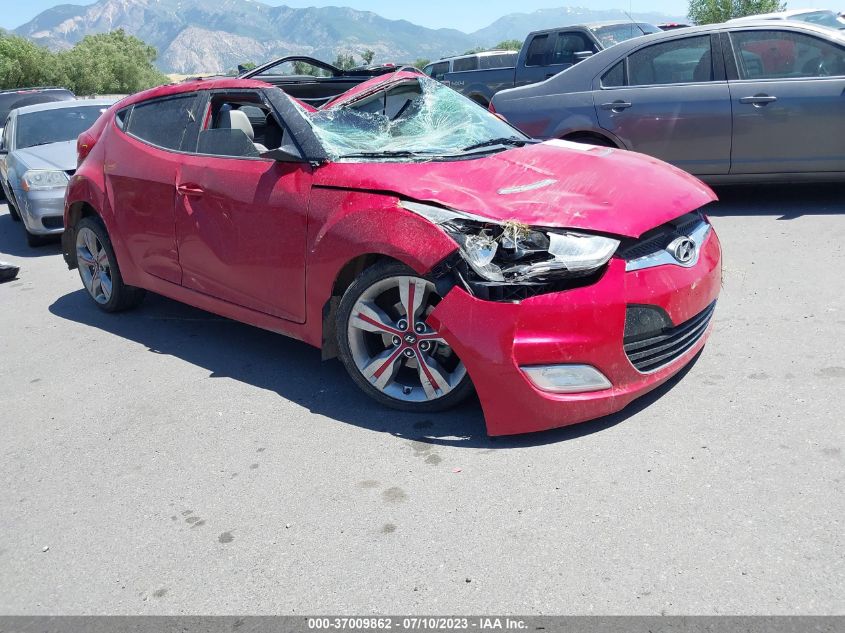 2013 HYUNDAI VELOSTER W/GRAY INT - KMHTC6AD9DU119510