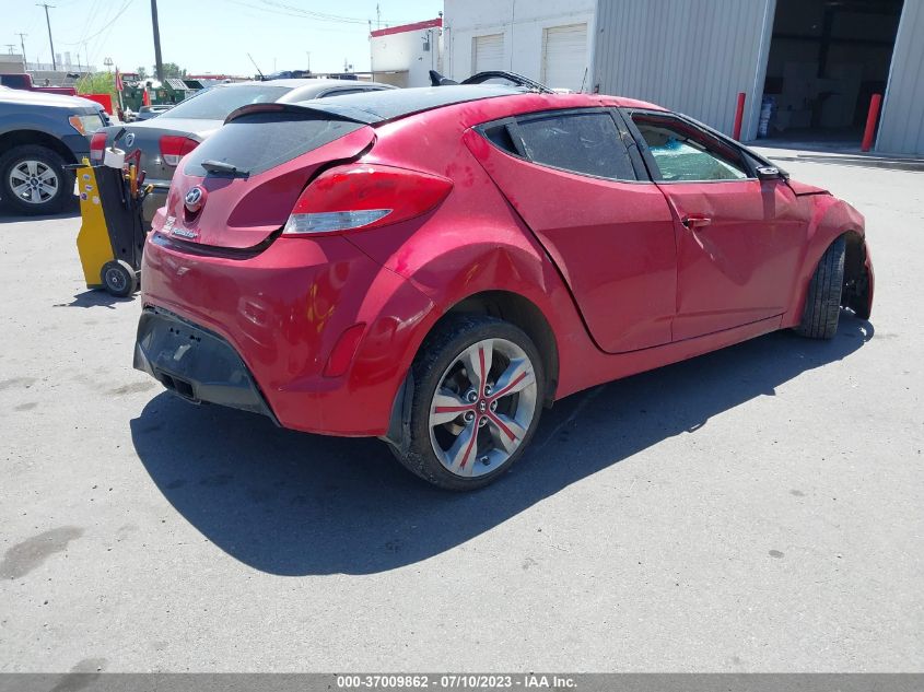 2013 HYUNDAI VELOSTER W/GRAY INT - KMHTC6AD9DU119510