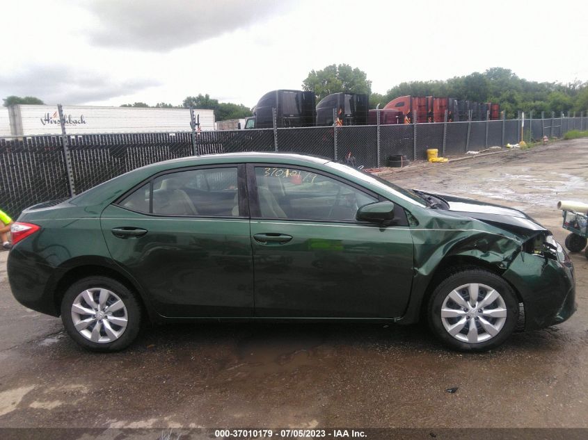2015 TOYOTA COROLLA LE - 5YFBURHE7FP249184