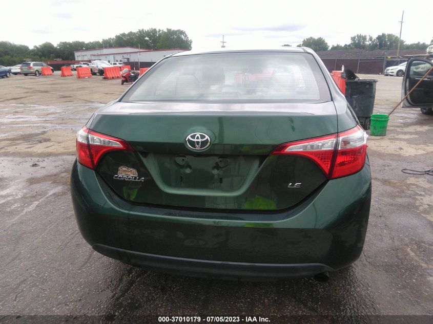 2015 TOYOTA COROLLA LE - 5YFBURHE7FP249184