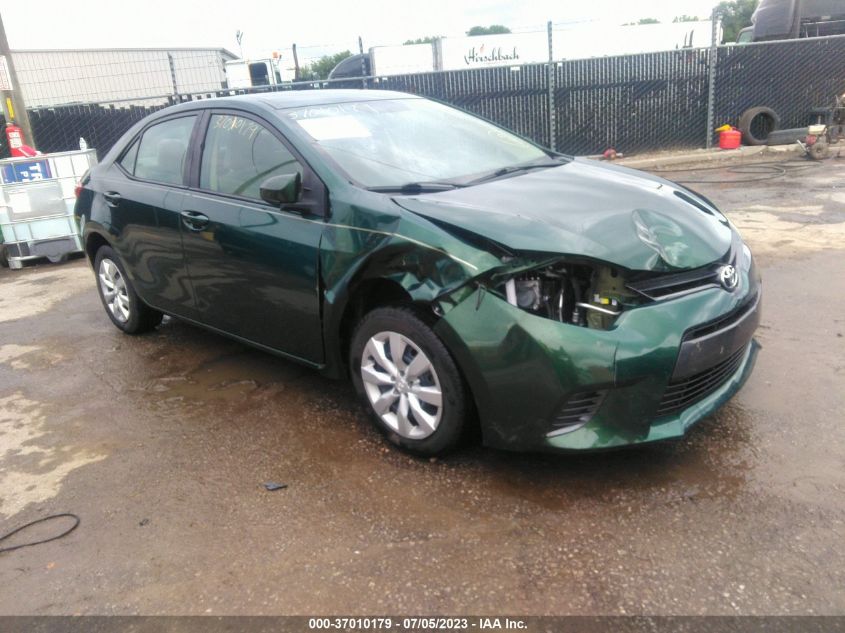 2015 TOYOTA COROLLA LE - 5YFBURHE7FP249184