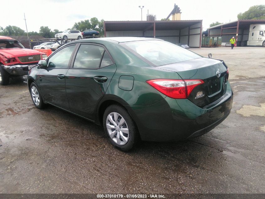 2015 TOYOTA COROLLA LE - 5YFBURHE7FP249184