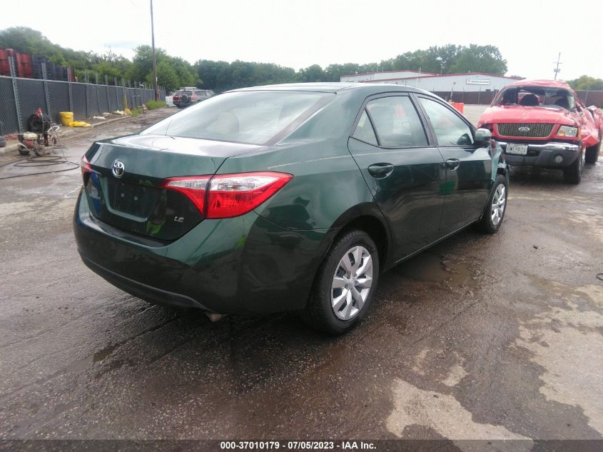 2015 TOYOTA COROLLA LE - 5YFBURHE7FP249184