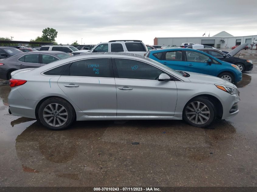 2016 HYUNDAI SONATA 2.4L LIMITED - 5NPE34AF8GH268072