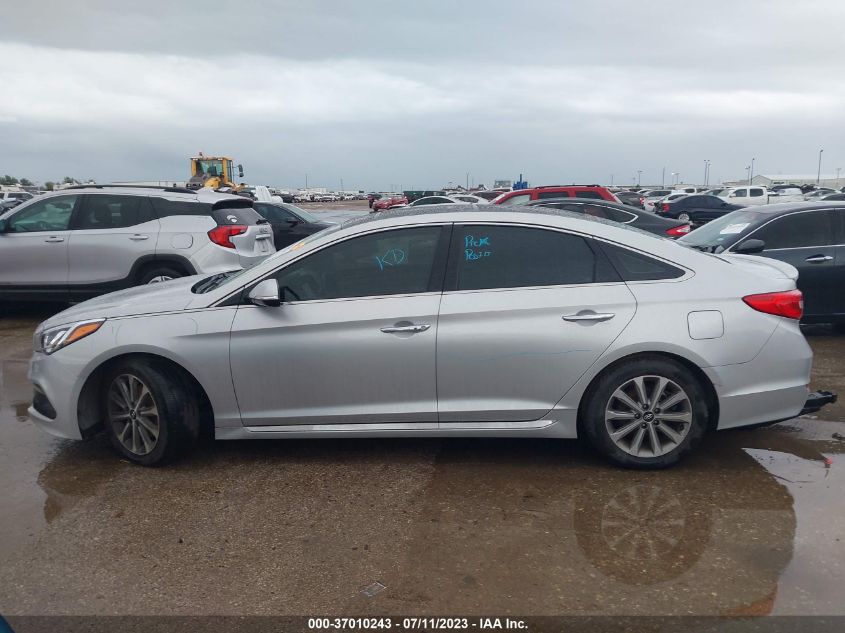 2016 HYUNDAI SONATA 2.4L LIMITED - 5NPE34AF8GH268072