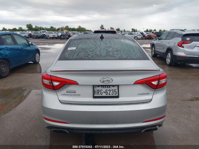 2016 HYUNDAI SONATA 2.4L LIMITED - 5NPE34AF8GH268072