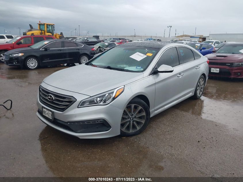 2016 HYUNDAI SONATA 2.4L LIMITED - 5NPE34AF8GH268072