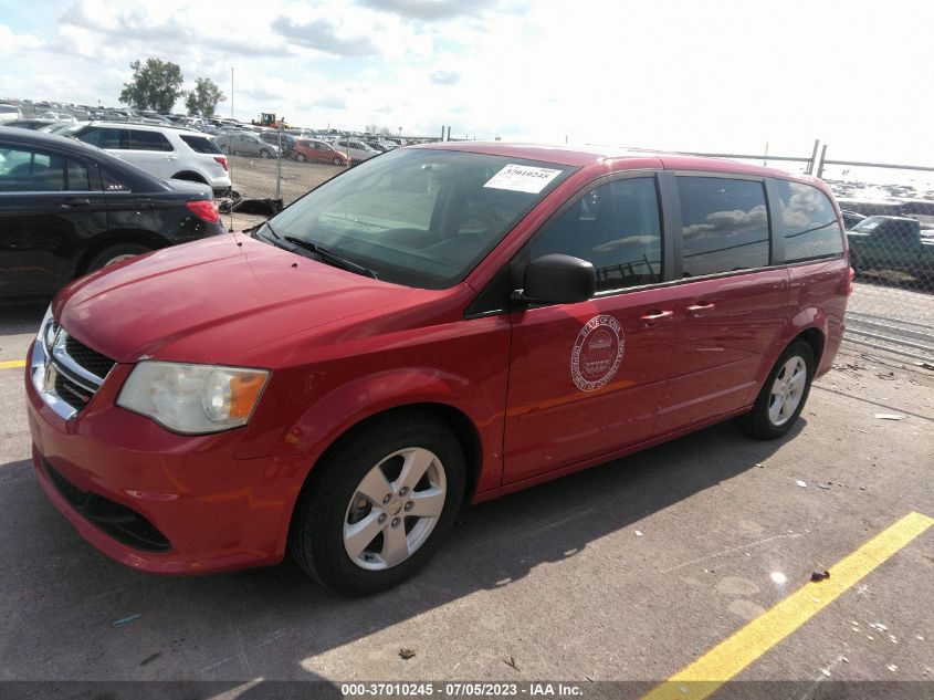 2013 DODGE GRAND CARAVAN SE - 2C4RDGBG5DR794763