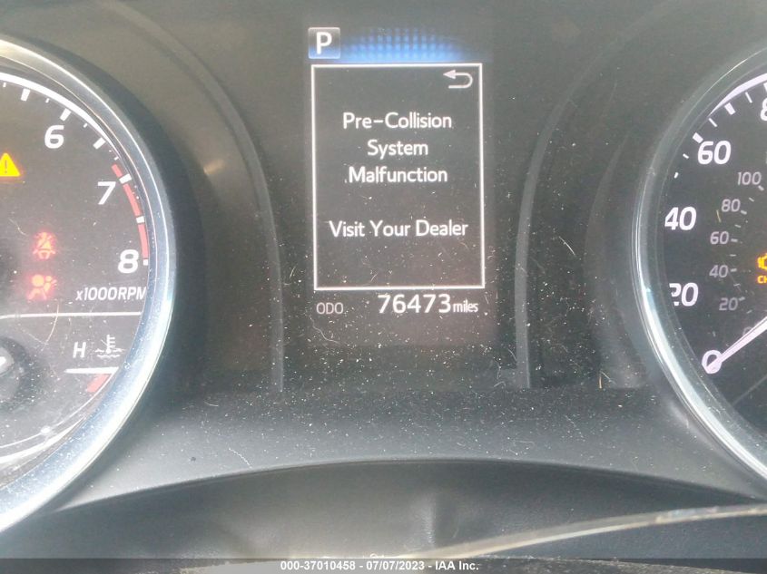 2019 TOYOTA CAMRY LE/SE/XLE/L - 4T1B11HK2KU853394
