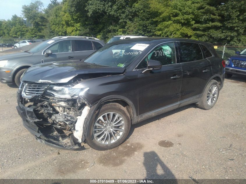 2017 LINCOLN MKX SELECT - 2LMPJ8KR0HBL18295