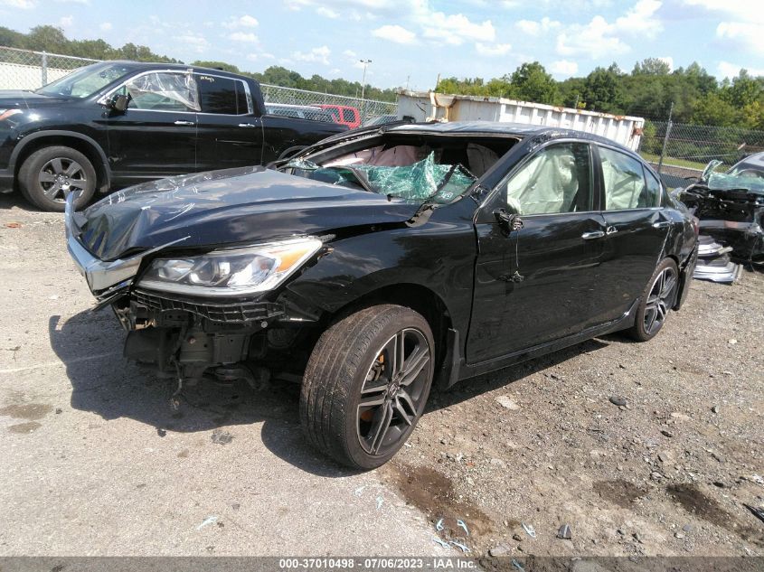 2017 HONDA ACCORD SEDAN SPORT SE - 1HGCR2F10HA119690