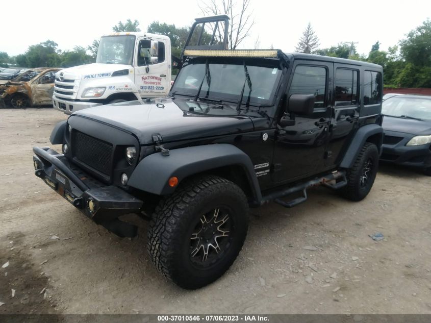 2014 JEEP WRANGLER UNLIMITED SPORT - 1C4BJWDG2EL171032