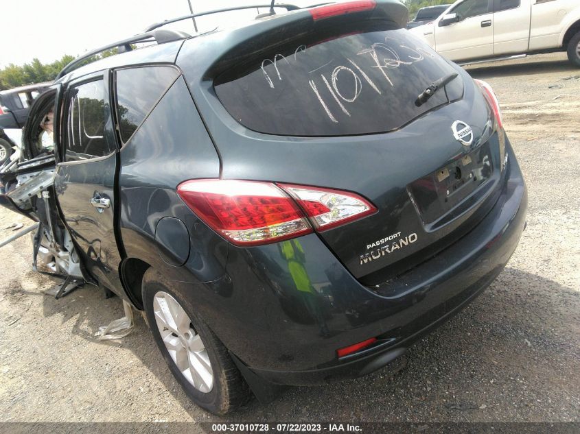 2014 NISSAN MURANO S/SL/SV/LE - JN8AZ1MW9EW507292