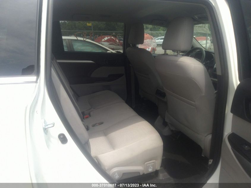 2018 TOYOTA HIGHLANDER LE - 5TDBZRFH9JS822004