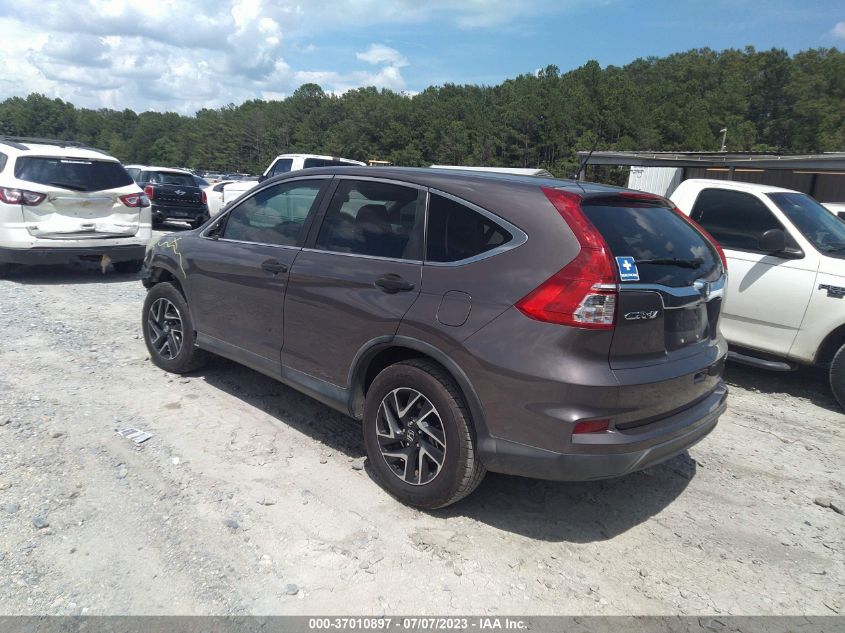 2016 HONDA CR-V SE - 2HKRM3H41GH514537