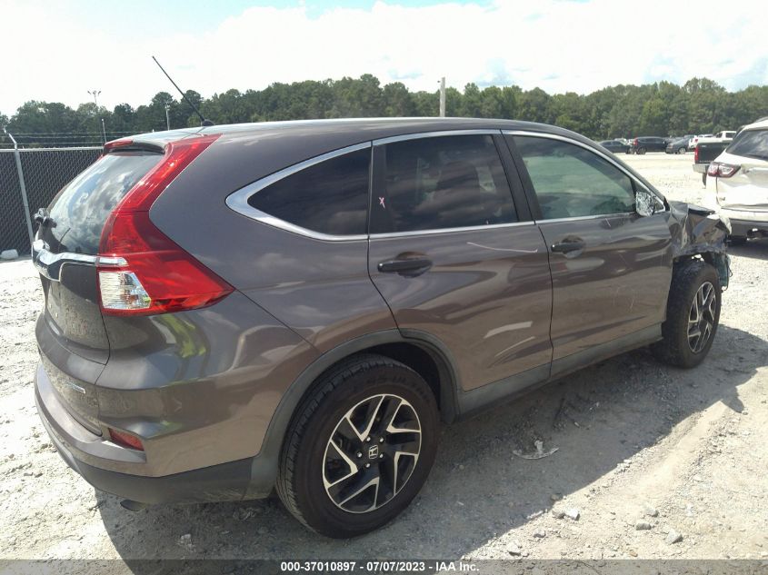 2016 HONDA CR-V SE - 2HKRM3H41GH514537