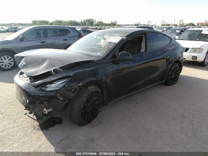 VIN 7SAYGDEE6NA004458 2022 TESLA MODEL Y LONG RANGE