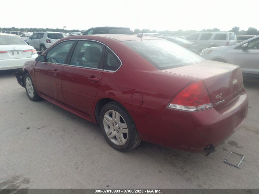 2013 CHEVROLET IMPALA LT - 2G1WG5E34D1101325