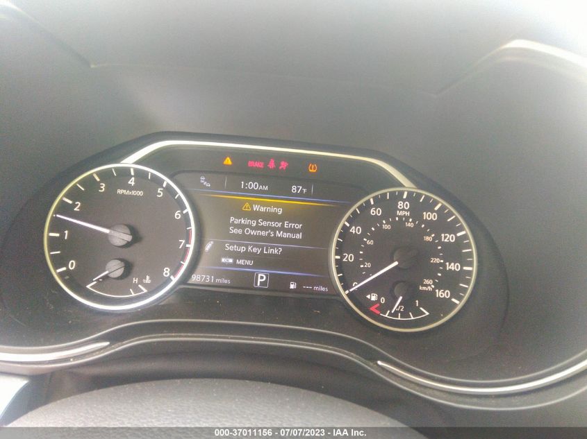 2018 NISSAN MAXIMA SL - 1N4AA6AP2JC396552