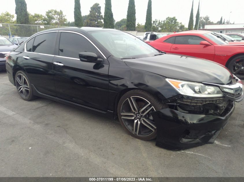 2017 HONDA ACCORD SEDAN SPORT SE - 1HGCR2F11HA298533