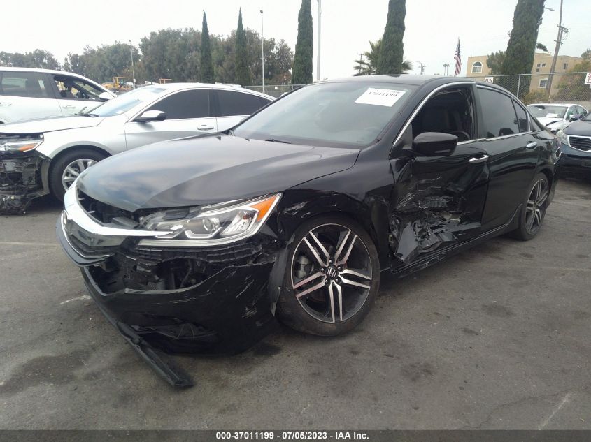 2017 HONDA ACCORD SEDAN SPORT SE - 1HGCR2F11HA298533