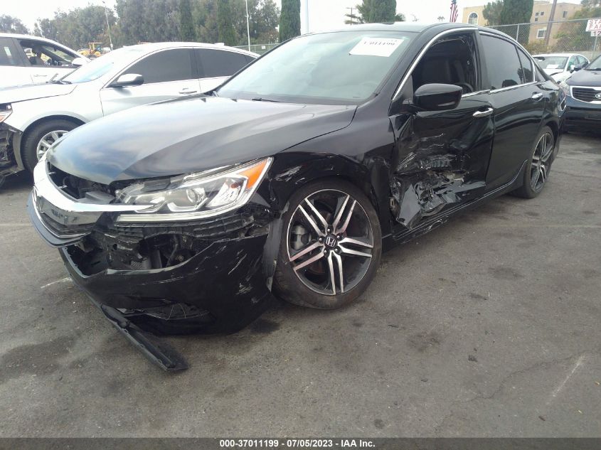 2017 HONDA ACCORD SEDAN SPORT SE - 1HGCR2F11HA298533
